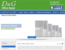 Tablet Screenshot of dgofficedepot.com